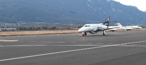 AIS Airlines Jetstream 32 at airport